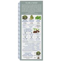 Sow Delicious Slab of Seed - Lucious Lettuce